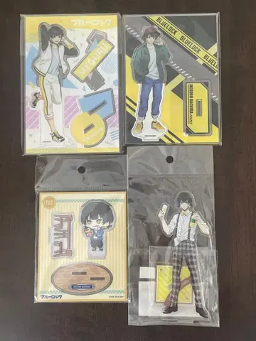 바치라 아크릴 스탠드 4개 세트