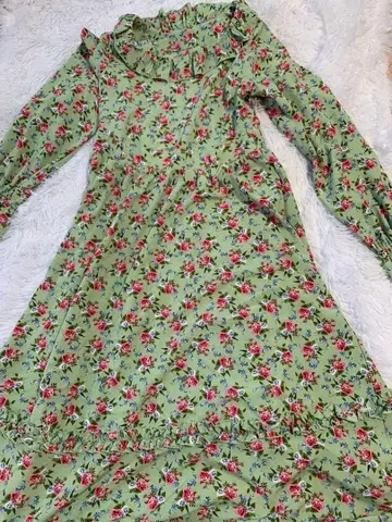 호시나 사쿠라코 시마무라 콜라보 꽃무늬 원피스 M 사이즈