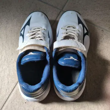 Mizuno 야구용 신발 화이트/네이비