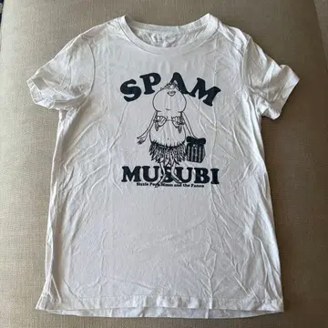 하와이에서 구매한 SPAM MUZUBI 티셔츠 S 사이즈
