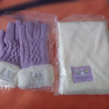 모여봐요 동물의 숲 머플러, 장갑