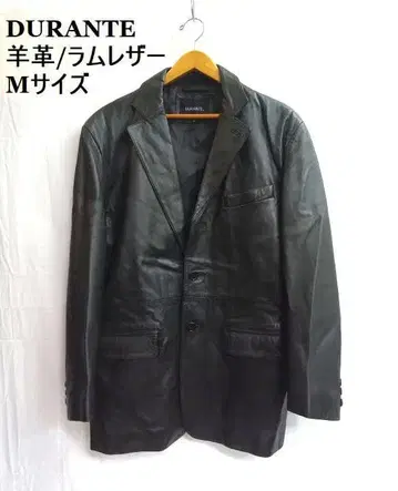 DURANTE / 듀란테 블랙 양가죽 / 램 가죽 자켓 M 사이즈