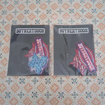 BOYNEXTDOOR 보이넥스트도어 와펜 3개 세트 WEGO 콜라보