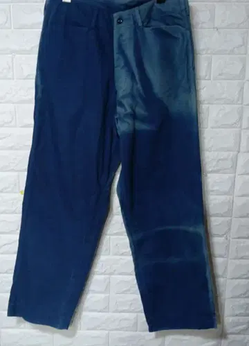 캡틴선샤인 이세탄 콜라보 네이비 나염 페이드 가공 워크 팬츠 32