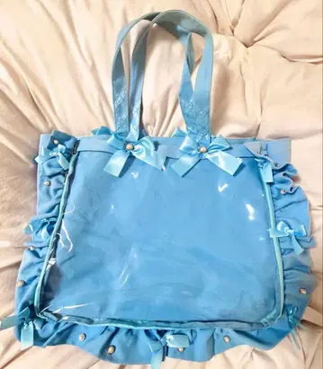 자카마트 A3 이타백 프릴 색스 블루 스카이블루