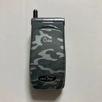 폴더폰 목업 au C406S 건메탈