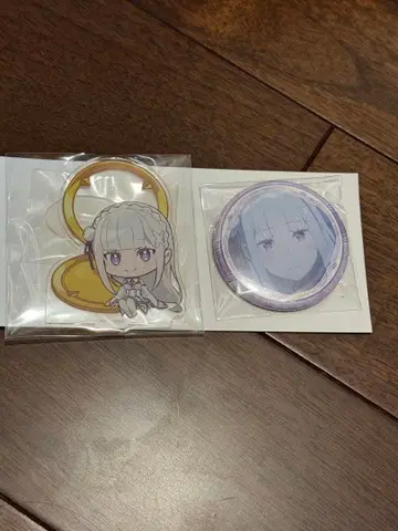 에밀리아 백면상 캔배치 토지코레 아크릴 스탠드