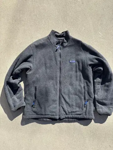 펜필드 플리스 자켓 퀼팅 자켓 블랙 그레이