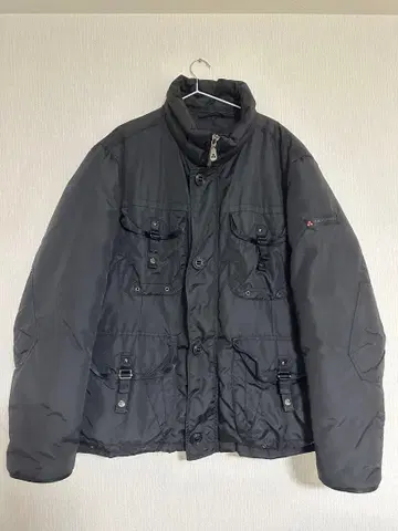 PEUTEREY 블랙 다운 자켓 3XL