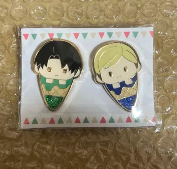 진격의 거인 아이스 타피누이 핀 배지 리바이 엘빈