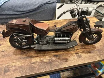오토바이 미니어처 금속제 약 30cm