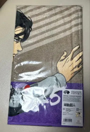 세일 도쿄 2025 세계 육상 진격의 거인 페이스 타월 리바이 아커만