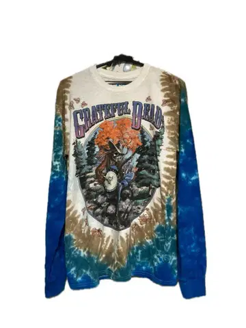 레어 00s LIQUID BLUE Gratful Dead 타이다이 롱T