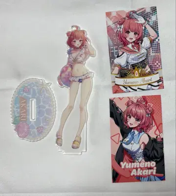 Vspo! 유메노 아카리 아크릴 스탠드 & 폴라로이드