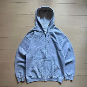00s GILDAN 지퍼 후드티 그레이 무지 AKIMBO