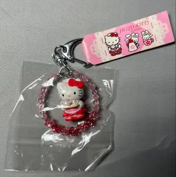 초레어 키티 hello kitty 웨이트리스 반지 키링