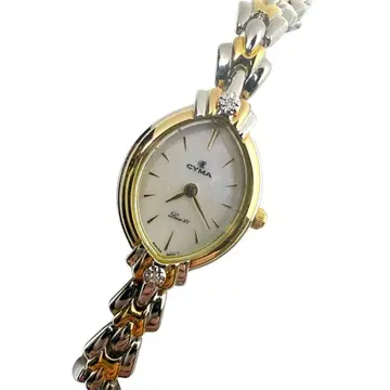 [가동품] CYMA 시마 쉘 오벌 팔찌 여성용 손목시계