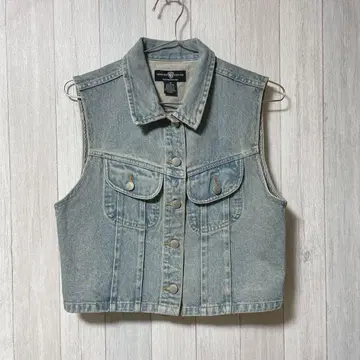 레어 빈티지 루니툰 데님 베스트 J1