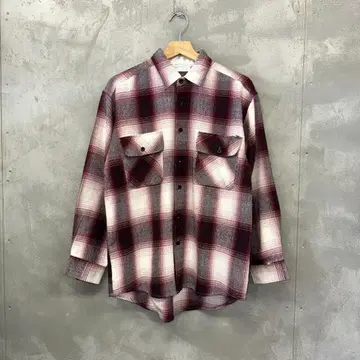 BAYLEAF 옴브레 체크 셔츠 베일리프