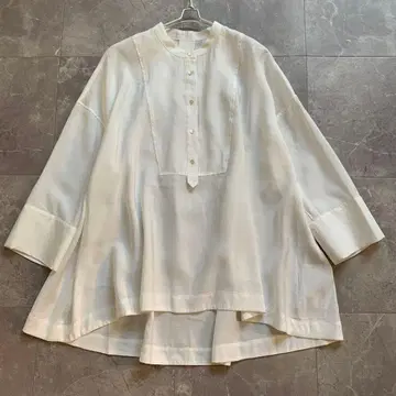 ACUTA 아쿠타 스탠드 카라 블라우스 화이트 URBAN RESEARCH