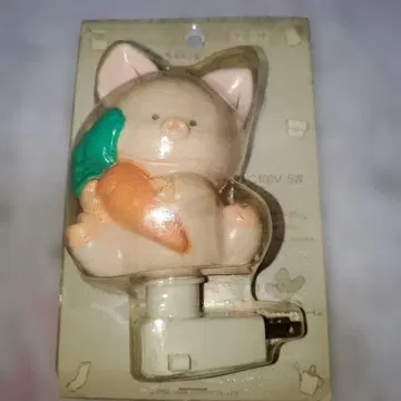 좌식 돼지 플러그형 나이트 라이트 YS-16 산리오 쇼와 레트로