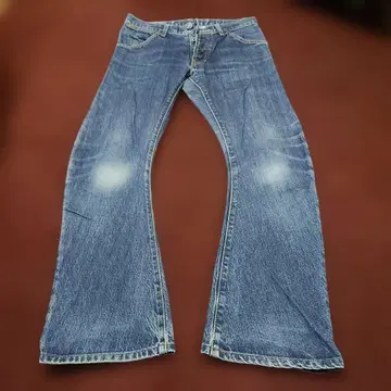 어태치먼트 바나나 데님 표기 사이즈 1 일본제 버튼 플라이