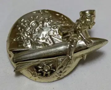 레어 60s 보이 스카우트 네커치프 고정 로켓 우주 패턴 반다나 링