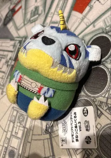 디지몬 어드벤처 마네코 봉제 인형 vol.3 가브몬 택 포함