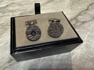 Massimo Dutti 커프스 링크 실버