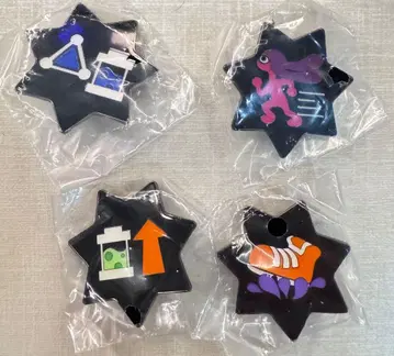 스플래툰 3 닌텐도 핀 배지 4개 세트