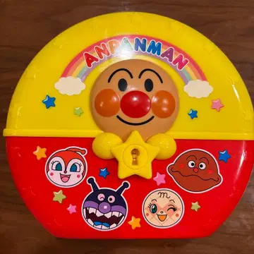 호빵맨 열쇠 달린 트렁크 케이스 플라스틱 케이스 소품함 후지야