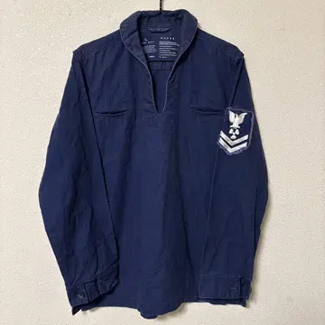 네이비 풀오버 밀리터리 자켓 E164