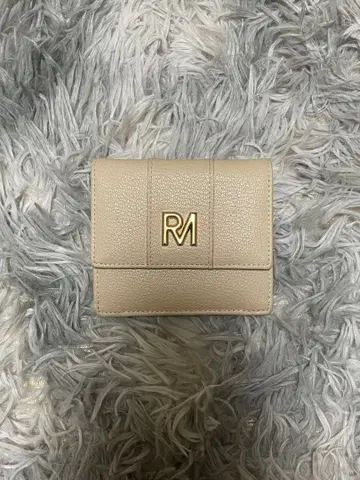 ROBINMAY 2단 접이식 지갑 베이지