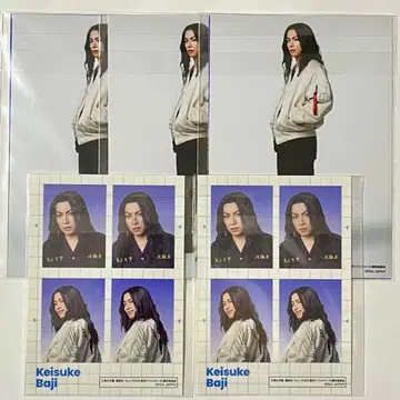 리베뮤 복권 E상 브로마이드 F상 스티커 바지 케이스케 5개