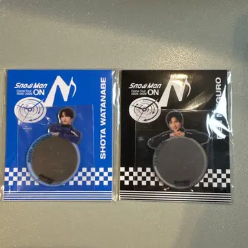 SnowMan ON 거울 스티커 메구로 렌 와타나베 쇼타