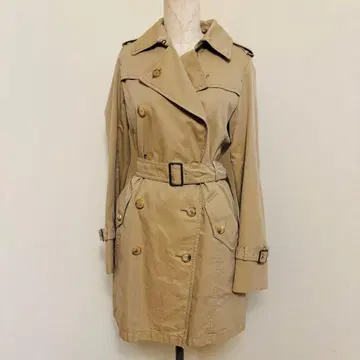 SANYO 일본제 벨트 포함 고급 트렌치코트 S