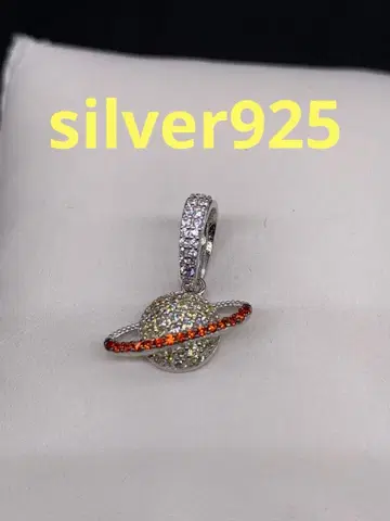 silver925 토성 플래닛 혹성 목걸이 스털링 실버