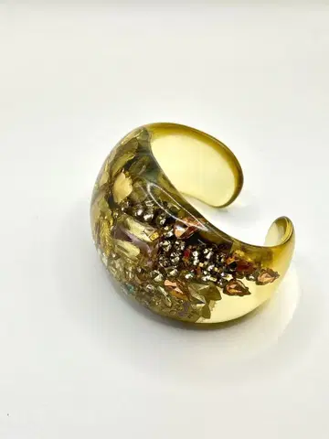 RUKA 루카 레진 뱅글 빈티지 수지