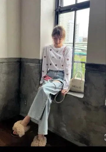 Simone rocha 시몬 로샤 하트 티셔츠