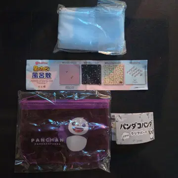 별의 커비 보자기 팬더코팬더 클리어 파우치 세트