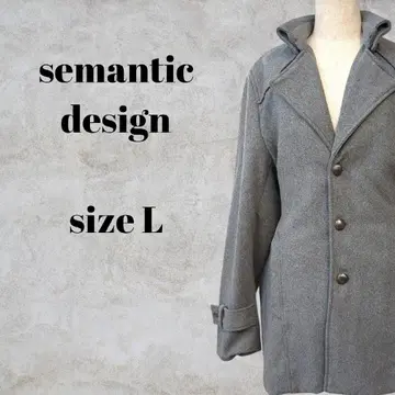 semantic design 체스터 코트 L 그레이