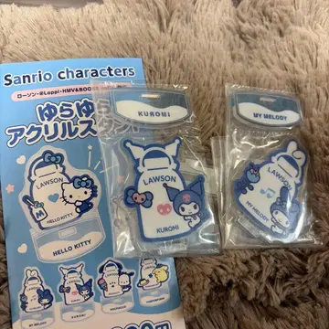 산리오 흔들흔들 아크릴 스탠드 로손 한정판 쿠로미 마이멜로디