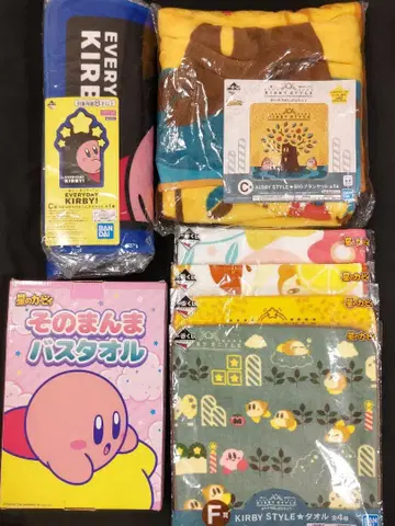 별의 커비 프라이스 제일복권 타월 매트 담요