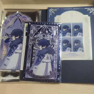 원신 아크릴 스탠드 카드 브로마이드 방랑자 스카라무슈 산병 수컷 닭