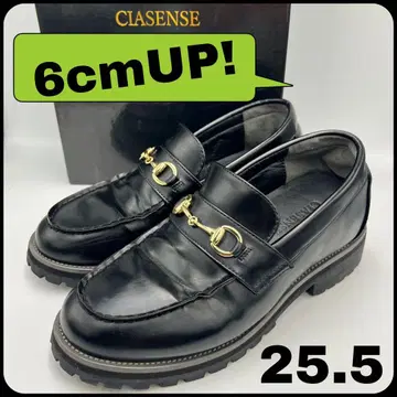 CIASENSE 하이 밑창 비트 로퍼 25.5