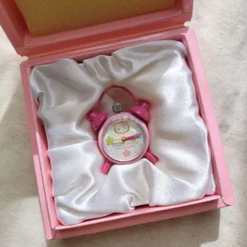 헬로키티 미니 시계 탁상시계 초레어 헤이세이 레트로 산리오 Kitty