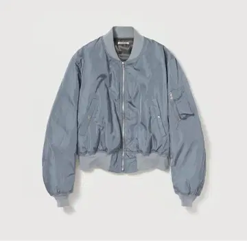 AURALEE 실크 트윌 플라이트 블루종 사이즈 4