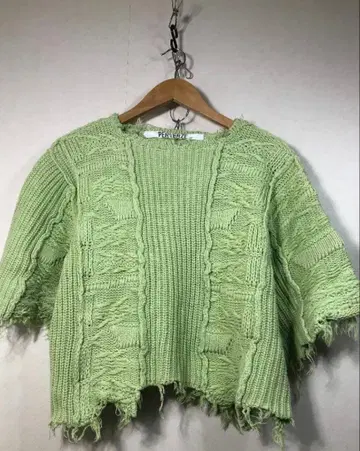 PERVERZE 퍼버즈 크러쉬 니트 반팔