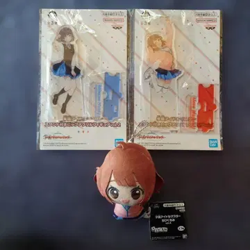 학원 아이돌 마스터 스탠드 포함 빅 아크릴 피규어 SD 인형