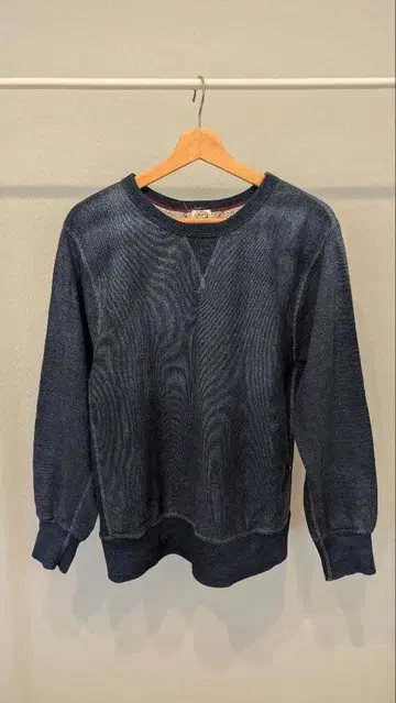 J.S.Homestead 맨투맨 인디고 염색